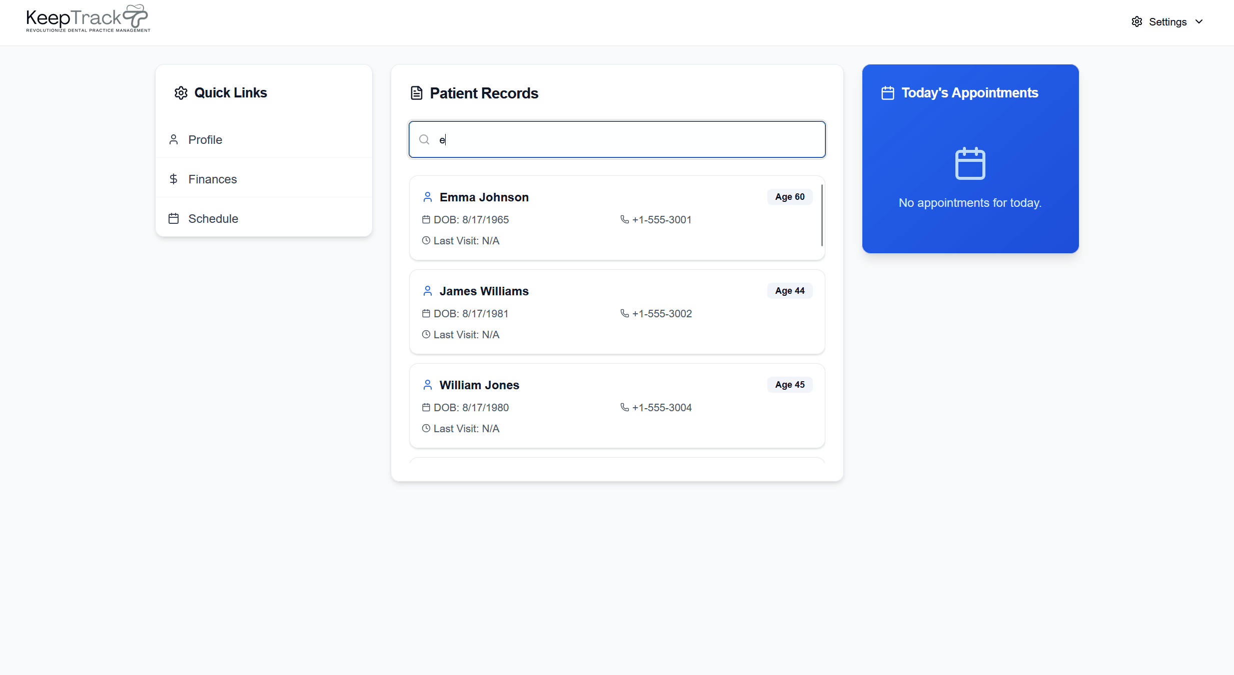 Doctor Dashboard